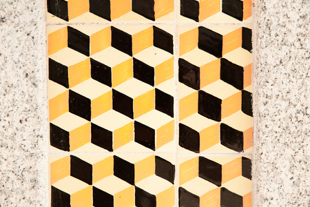 Detail of some typical portuguese tiles