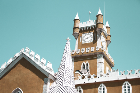 Pena National Palace (Palacio Nacional da Pena) - Romanticist palace in Sao Pedro de Penaferrim....