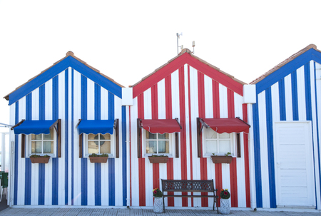 Costa Nova,Portugal.の写真素材