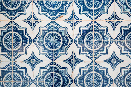 Traditionell portuguese tiles,Europa,Portugal.の写真素材