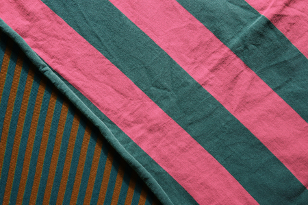 Background of cotton fabric of multi colors.