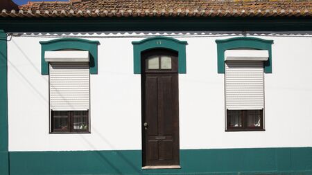 Traditional ornate portuguese decorative tilesの写真素材