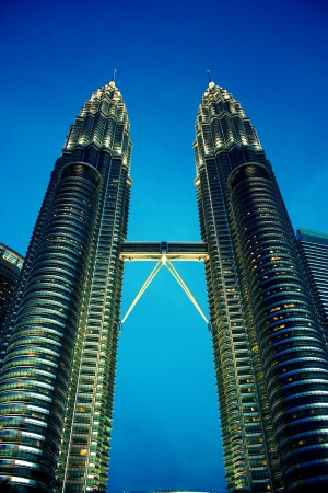 Petronas Twin Towers, Kuala Lumpurのeditorial素材