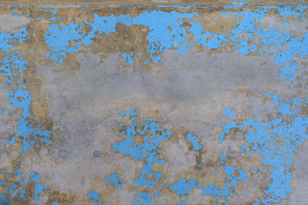 scratch blue dye on concrete wallの写真素材