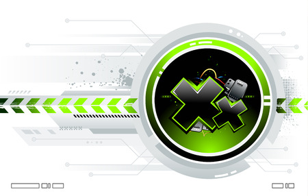 Cool futuristic background for your creative designのイラスト素材