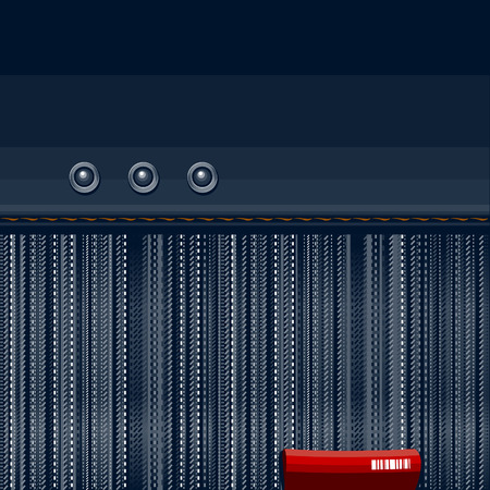 Jeans textured background. Vector illustration.のイラスト素材