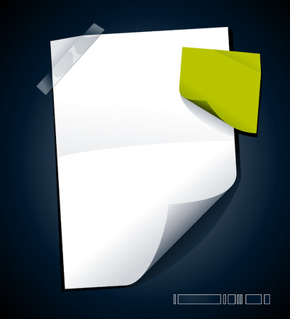 Just blank paper for your creative designのイラスト素材