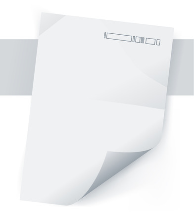Just blank paper for your creative designのイラスト素材