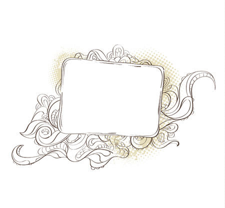 Bizarre background for your text.  illustration.のイラスト素材