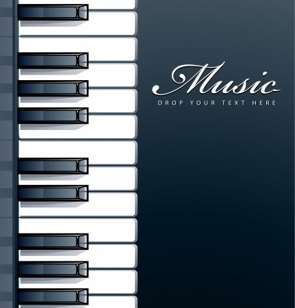 Piano keys backgroundのイラスト素材