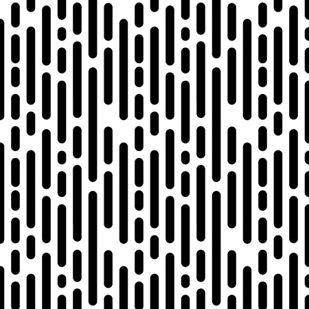 Seamless Pattern with Vertical Black Lines. Vector endless texture.