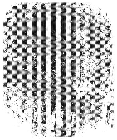 Engraving texture. Weathered dirty wavy lines makes old-fashioned surface feel. Good for vintage and grunge design. Vector EPS10 graphic.のイラスト素材