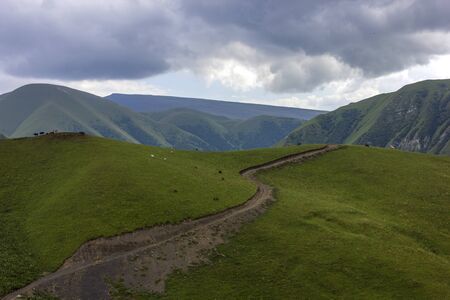 Russian region, Chechen Republic, Caucasus Mountains