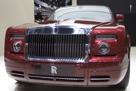 Paris Motor Show 2010 in Paris, showing Rolls Royce Ghostのeditorial素材