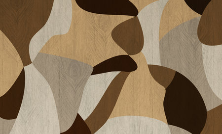 interior wall home decoration and carpet design. modern illustration wallpaper decor canvas flat art. colorful shapes, circles, and lines, minimalist design in a light backgrounの写真素材
