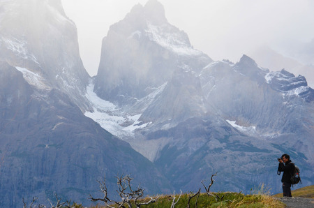 Torres del Paine, Chileのeditorial素材
