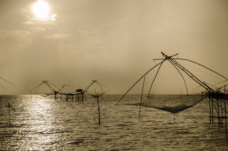 Fishing equipmentの写真素材