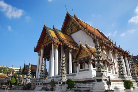 WAT SUTHAT TEMPLE in Thailandの写真素材