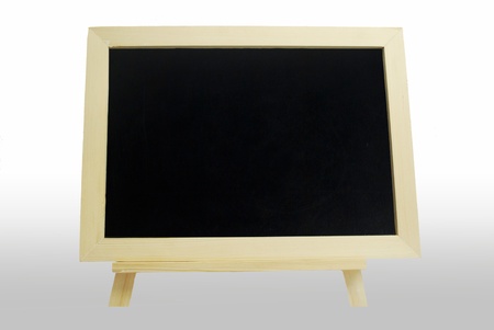 blank of blackborad on easel for your textの写真素材