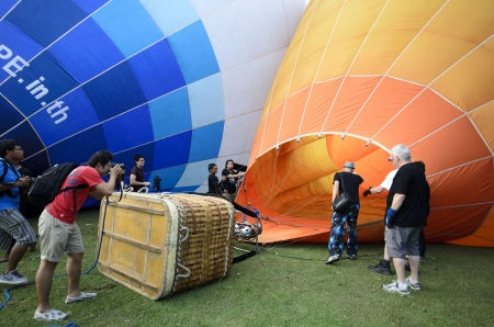 Chiang Mai - Thailand , 26 November 2012 ,Thailand  International Balloon Festival 2012のeditorial素材