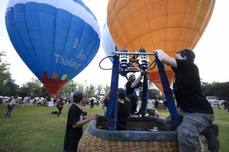 Chiang Mai - Thailand , 26 November 2012 ,Thailand  International Balloon Festival 2012のeditorial素材