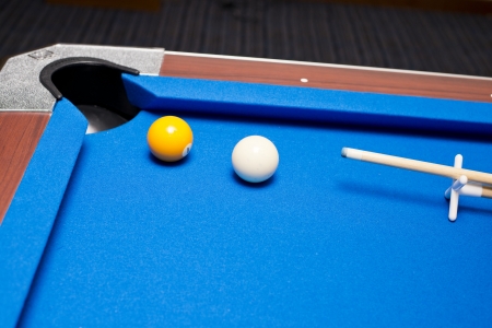 stabbed poolの写真素材