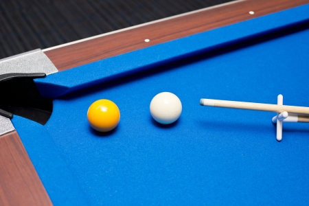 stabbed poolの写真素材