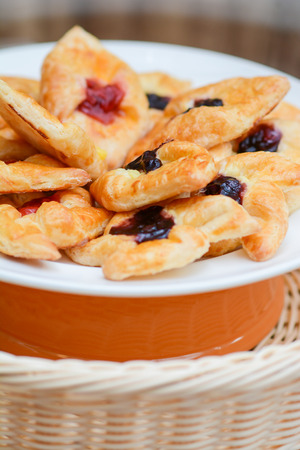 fresh bakery bake from oven, breakfastの写真素材