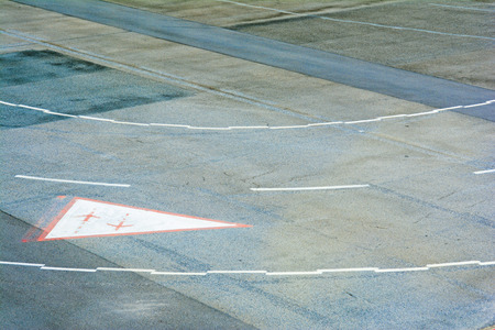 runway for airplane in airport, roadのeditorial素材