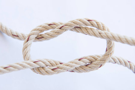 rope with knot for a bundle, lasso