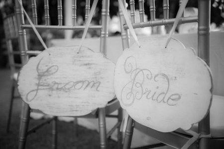 wedding set up on beach, outdoorの写真素材