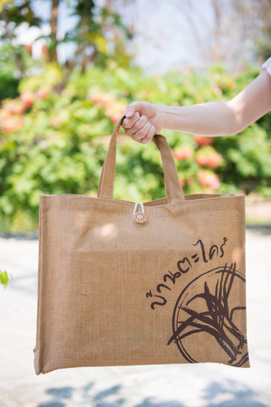 bags to reduce global warming, shoppingの写真素材