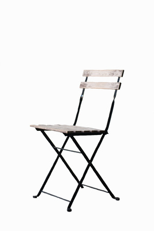 old chair in the empty room, stoolの写真素材