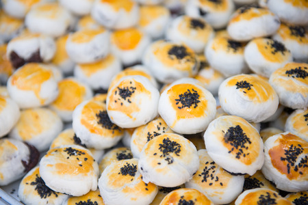 Tao so or chinese pastry dessert, foodの写真素材