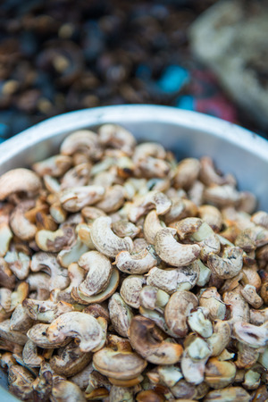 roast cashew nut for eat, harvestの写真素材