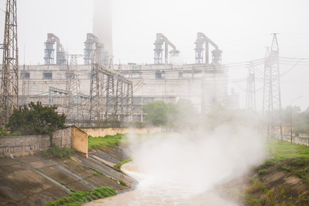 power plant at Vietnam, dangerの写真素材