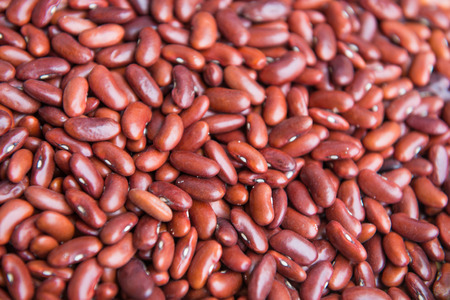 Red beans for sale in the market, freshの写真素材