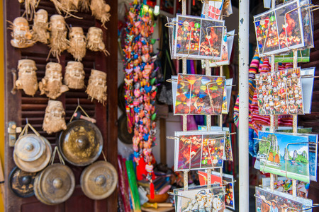 Hoi An - Vietnam Mar 16 :  souvenir shop in Hoi An ancient town on Mar 16, 2015 Vietnamのeditorial素材