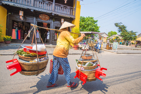 Hoi An - Vietnam Mar 16 :  nice town beautiful architecture at Hoi An ancient town on Mar 16, 2015 Vietnamのeditorial素材