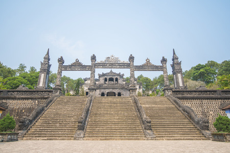 Hue, Vietnam Mar 14:: Tomb of Kinh Dinh on March 14, 2015 Vietnamのeditorial素材