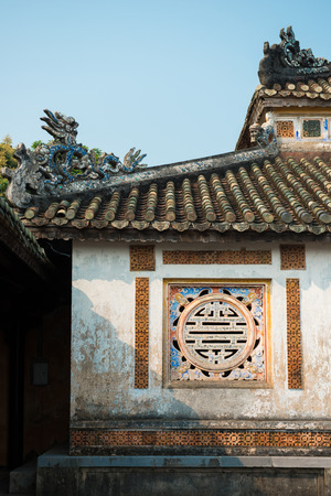 Hue, Vietnam Mar 15:: The" Imperial" City or The Purple Forbidden City on March 15, 2015 Vietnamのeditorial素材