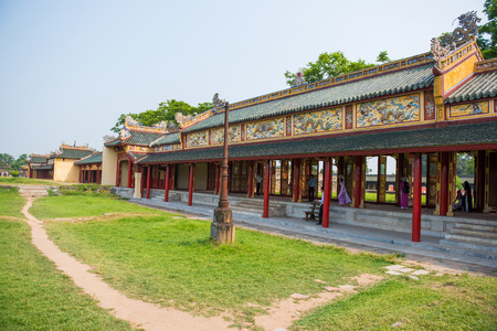 Hue, Vietnam Mar 15:: The" Imperial" City or The Purple Forbidden City on March 15, 2015 Vietnamのeditorial素材