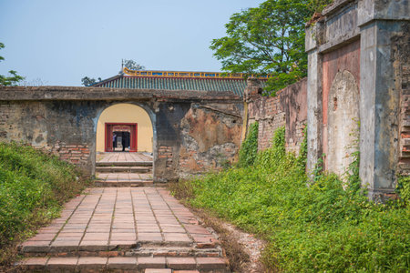 Hue, Vietnam Mar 15:: The" Imperial" City or The Purple Forbidden City on March 15, 2015 Vietnamのeditorial素材