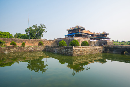 Hue, Vietnam Mar 15:: The" Imperial" City or The Purple Forbidden City on March 15, 2015 Vietnamのeditorial素材