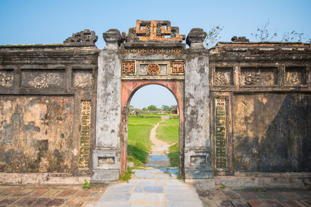 Hue, Vietnam Mar 15:: The" Imperial" City or The Purple Forbidden City on March 15, 2015 Vietnamのeditorial素材