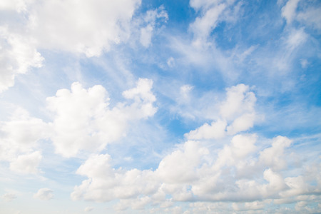 beautiful cloud and sky in good day, backgroundの写真素材