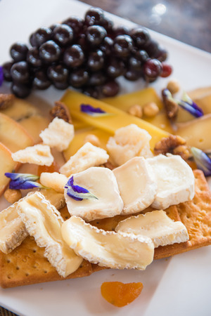 piece of cheese on buffet line, eatの写真素材