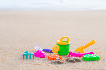 sand beach toy set for kids, toyの写真素材