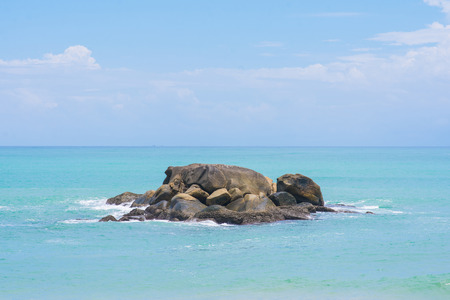 The rocks in the sea, natureの写真素材
