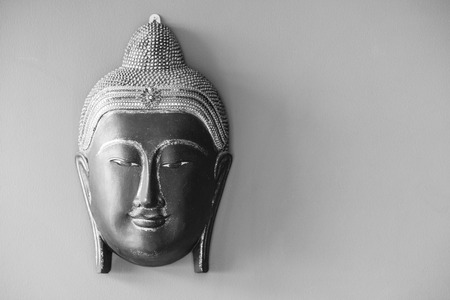 Buddha head mock for decorate home, Home decorの写真素材